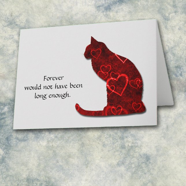 Loss of Cat Condolence Sympathy Card (Creator Uploaded)