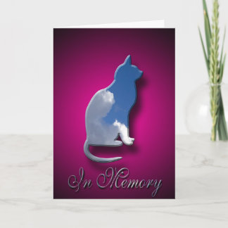 Loss Of Cat Sympathy Card