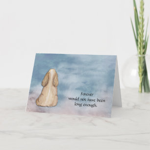 Loss of Cocker Spaniel Condolence Sympathy Card