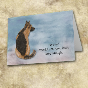 Loss of German Shepherd Dog Sympathy Card