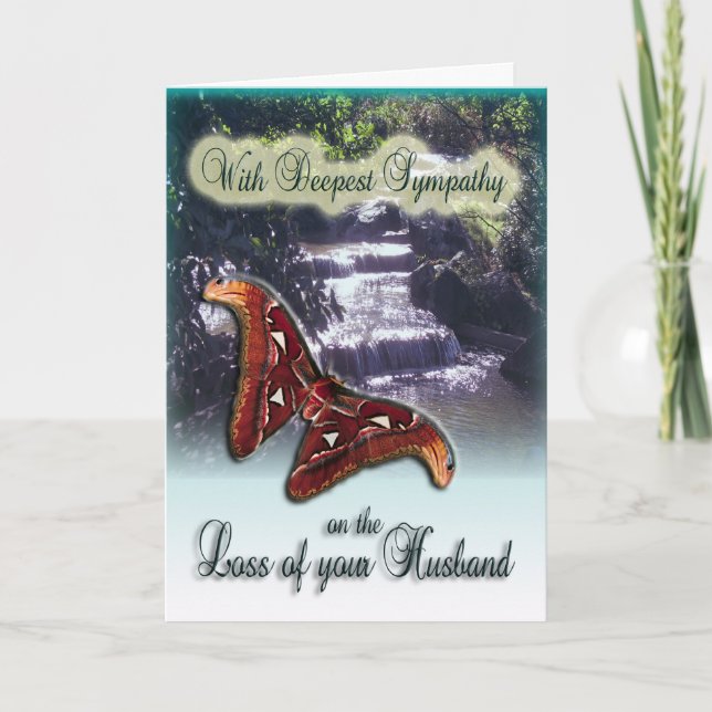 Loss of Husband - With Deepest Sympathy Card (Front)