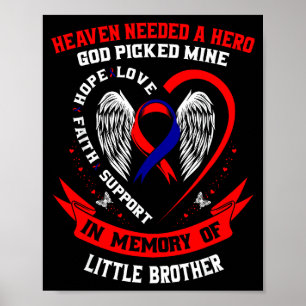 Loss Of Little Brother Chd Awareness Products Hear Poster