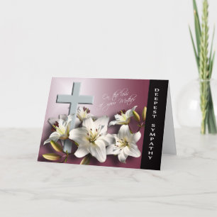 Loss of Mother - With Deepest Sympathy Card