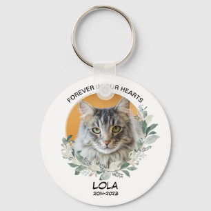 Loss of Pet Custom Photo Pet Memorial Favor Key Ring