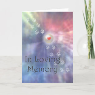 Loss of Pet/Dog Sympathy Card