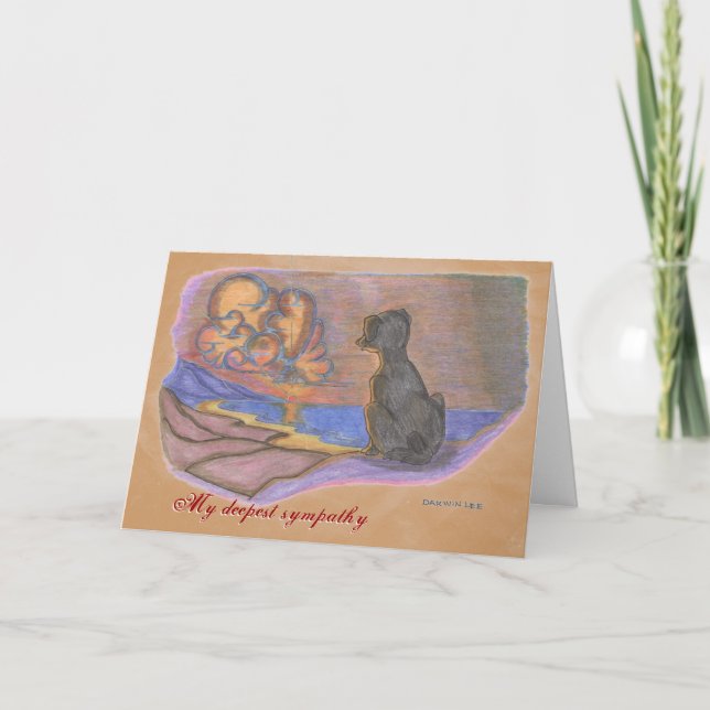 Loss of Pet Sympathy Card (Front)