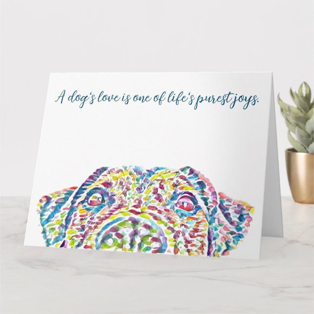 Loss of Pet Sympathy Card (Small Plant)