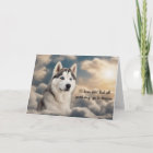 Loss of Siberian Husky Dog Heaven Sympathy