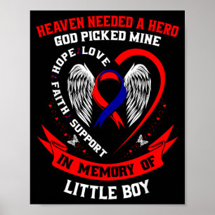 Loss Of Son Little Boy Chd Awareness Products Hear Poster