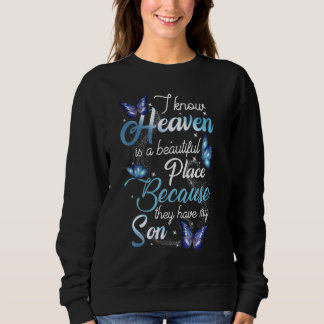 Loss Son My Son Is My Guardian Angel In Heaven Sweatshirt