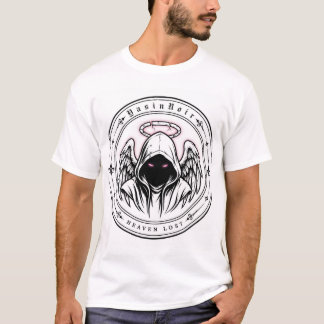 Lost Angel Hooded T-Shirt - Gothic Fallen Angel St