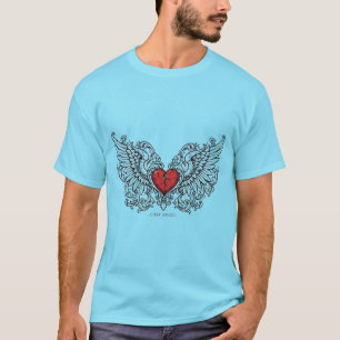 LOST ANGEL T-Shirt - Fallen Gothic Angel Wings