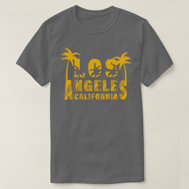 Lost Angeles California Funny Surf Sayings T-Shirt (Design Front)