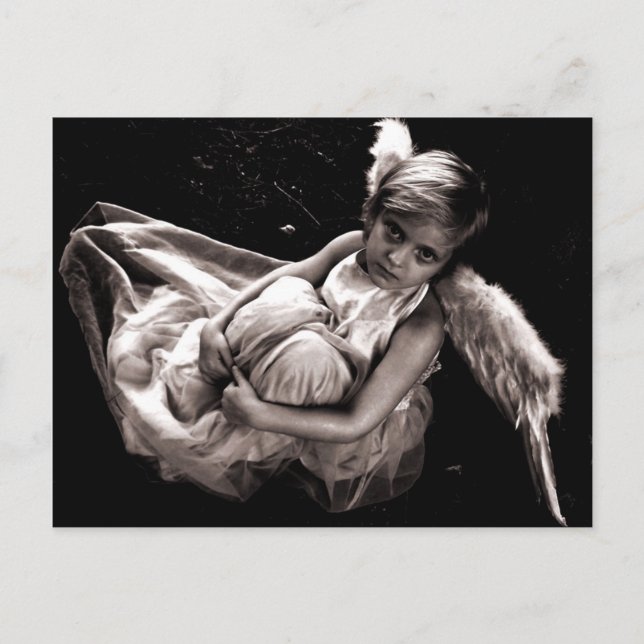 Lost Baby Angel Postcard (Front)