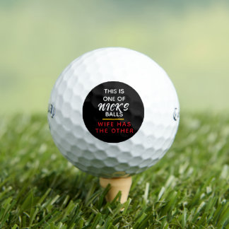 Lost Ball Message Golf Balls - Funny Personalized
