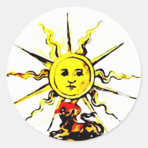 LOST BOOK OF NOSTRADAMUS CLASSIC ROUND STICKER