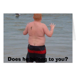 Lost boy, Does he belong to you?