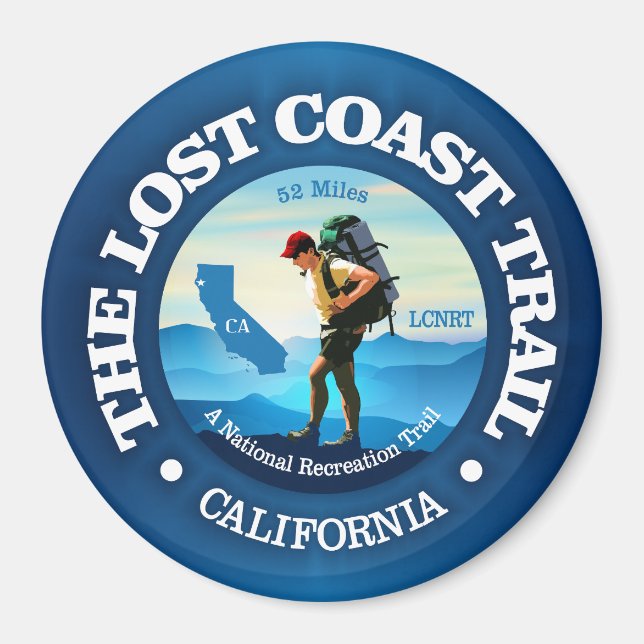 Lost Coast Trail (C) Magnet (Front)