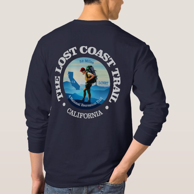 Lost Coast Trail (C) T-Shirt (Back)