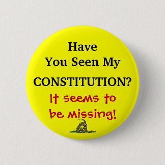 Lost Constitution 6 Cm Round Badge