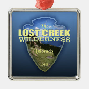 Lost Creek WA (arrowhead) Metal Tree Decoration