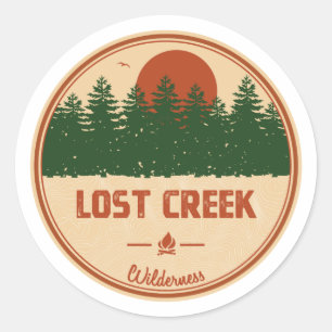 Lost Creek Wilderness Classic Round Sticker