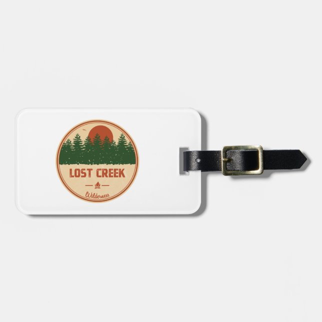 Lost Creek Wilderness Luggage Tag (Front Horizontal)