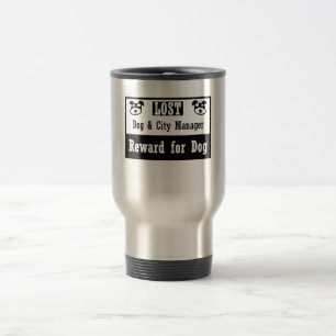 Lost Dog City Manager Travel Mug