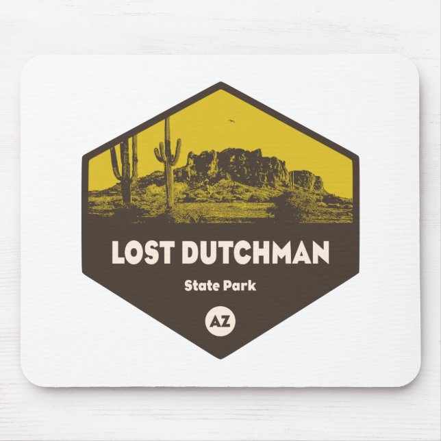Lost Dutchman State Park Arizona Mouse Pad (Front)