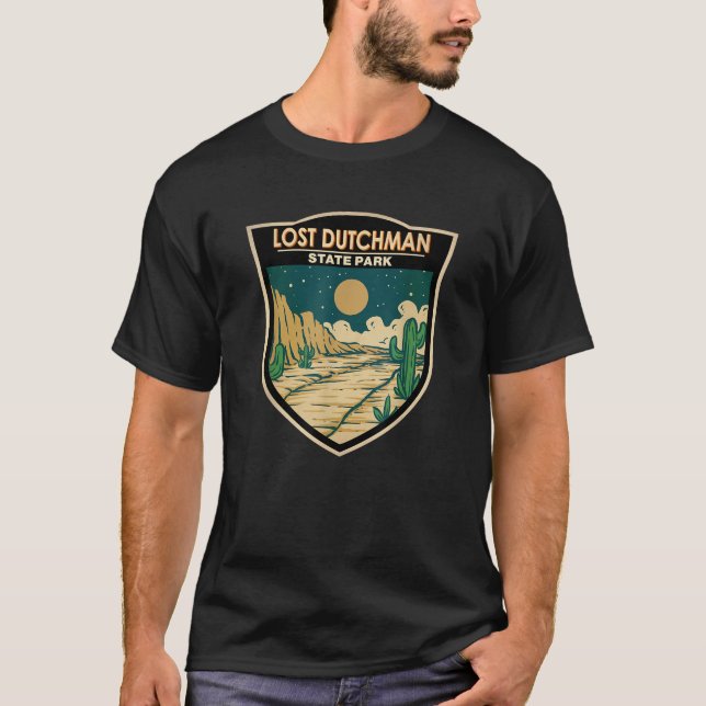 Lost Dutchman State Park Arizona Vintage T-Shirt (Front)