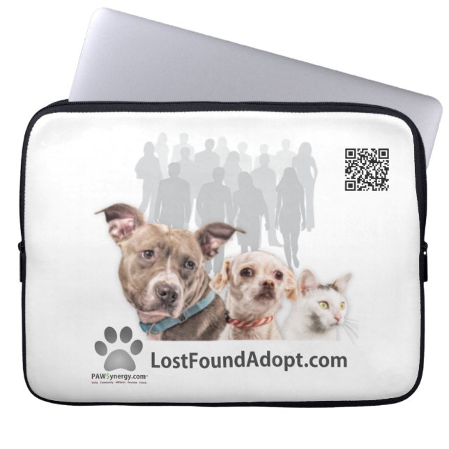 Lost~Found~Adopt - Laptop Sleeve 13" (Front)