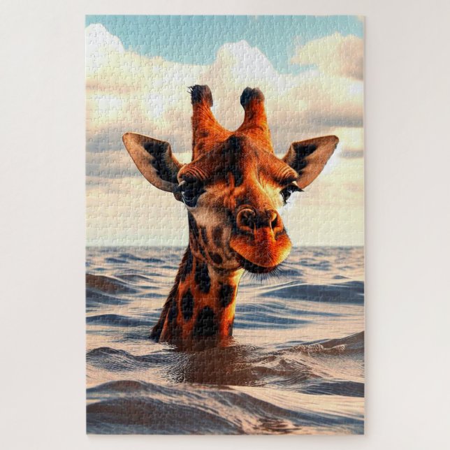 Lost Giraffe Jigsaw Puzzle (Vertical)