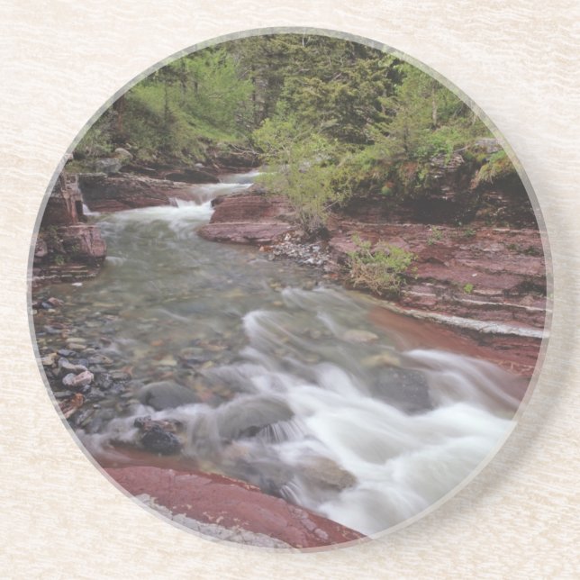Lost Horse Creek in Waterton Lakes National Park Coaster (Front)