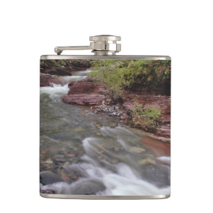 Lost Horse Creek in Waterton Lakes National Park Hip Flask