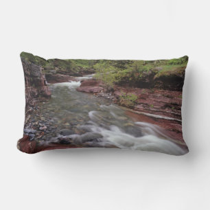 Lost Horse Creek in Waterton Lakes National Park Lumbar Cushion