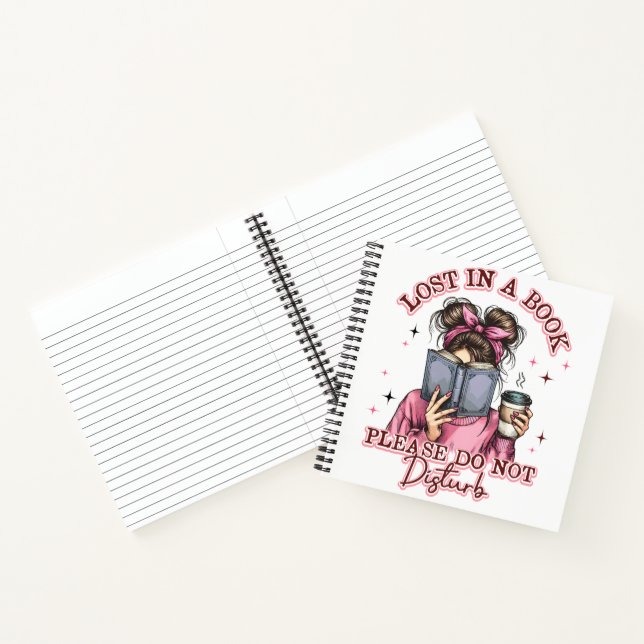 Lost In a Book....  Notebook (Inside)