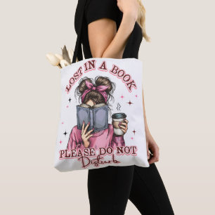 Lost In a Book....  Tote Bag