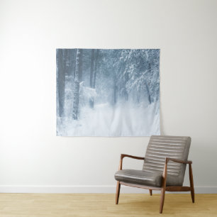 Lost in a magical forest tapestry