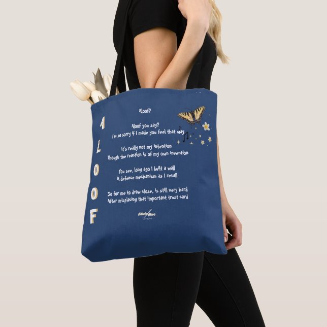 Lost in a Quatrain by Adiela Akoo - Aloof Tote (Close Up)