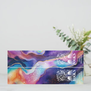 Lost In Books Galaxy Swirl 2-in-1 Bookmarks
