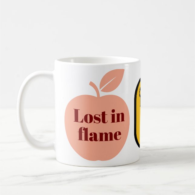 Lost in Flame Quote Mug – Quiet Flame Quotes (Left)