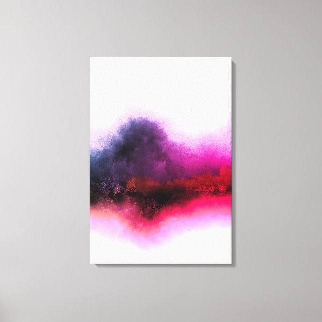 LOST IN MISTY HIBISCUS CANVAS PRINT (Front)
