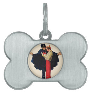 Lost in Paris Pet ID Tag