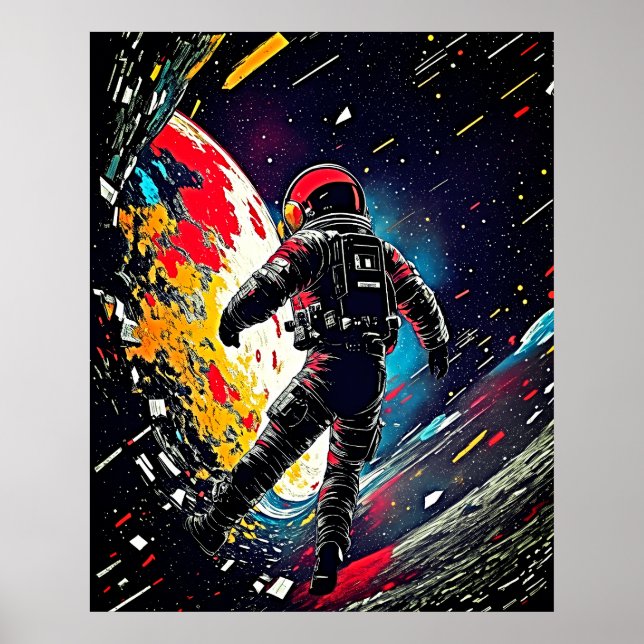 Lost in Space: A Cosmic Journey Poster (Front)
