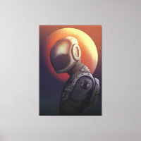 Lost in Space Dreamer Astronaut Cosmic Art