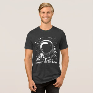 Lost in Space - Retro Sci-Fi T-Shirt Tri-Blend Shirt
