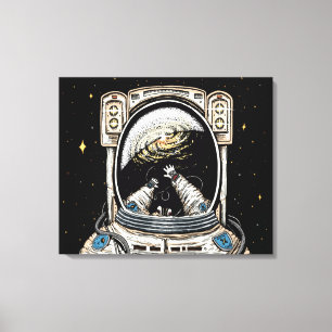 Lost In Space Stretched Canvas Print