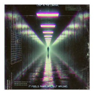 🖤 “Lost in the Liminal” Weirdcore Poster 🖤