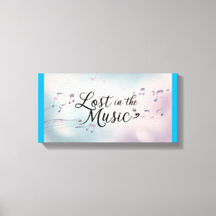 Lost In The Music Canvas Print