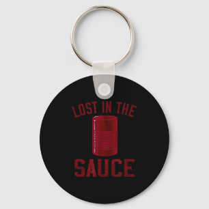 Lost In The Sauce Funny Cranberry Sauce Thanksgivi Key Ring